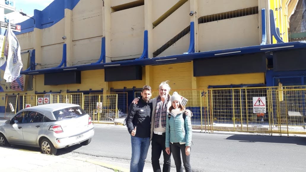 Viaggiatori durante un tour a La Boca