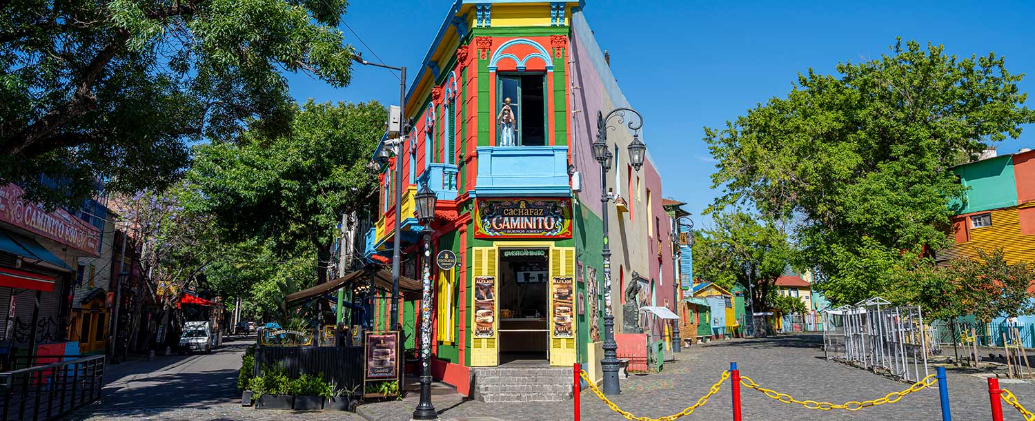 Caminito nel quartiere La Boca